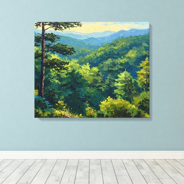 Lienzo Montane Forest (Insitu (piso de madera))