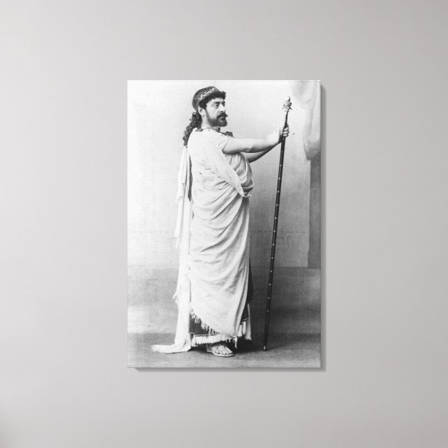 Lienzo Montañismo como Edipo en 'Edipus Rex' (Anverso)