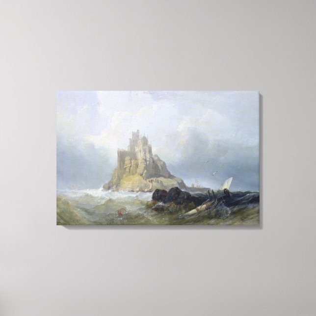 Lienzo Monte de San Miguel, Cornwall (Anverso)