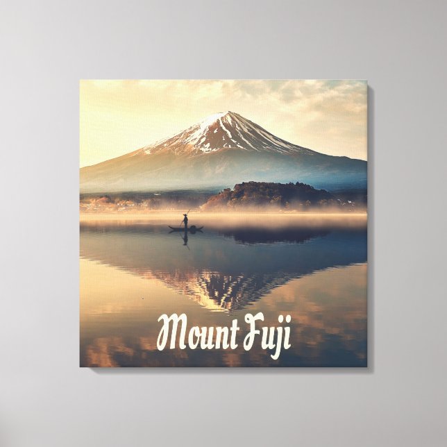 Lienzo Monte Fuji (Anverso)