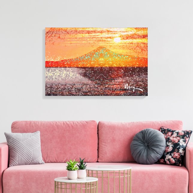 Lienzo Monte Fuji III por Rofey (Insitu (Sala de estar))