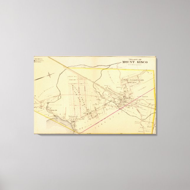 Lienzo Monte Kisco, Nueva York (Anverso)