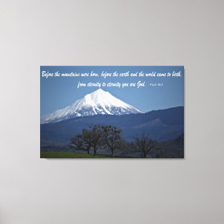 Lienzo Monte McLoughlin - Salmos 90:2