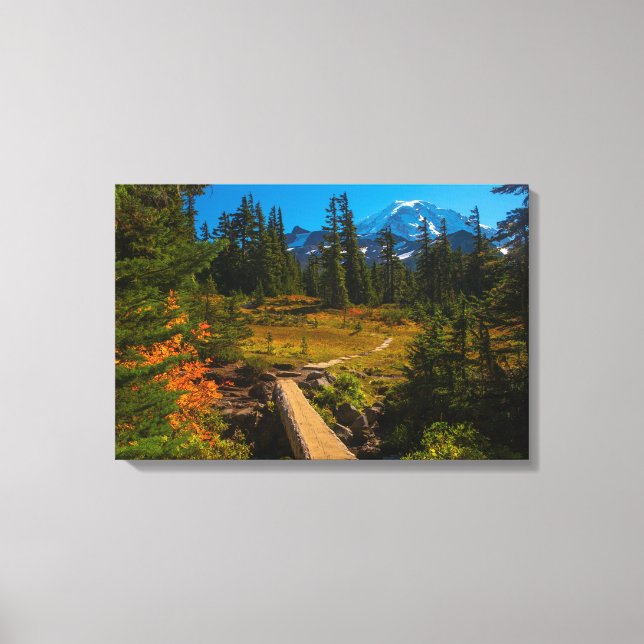 Lienzo Monte Rainer, Parque Spray otoño (Anverso)