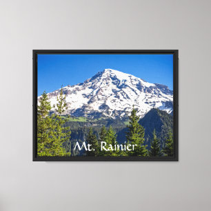 Lienzo Monte Rainier, Washington