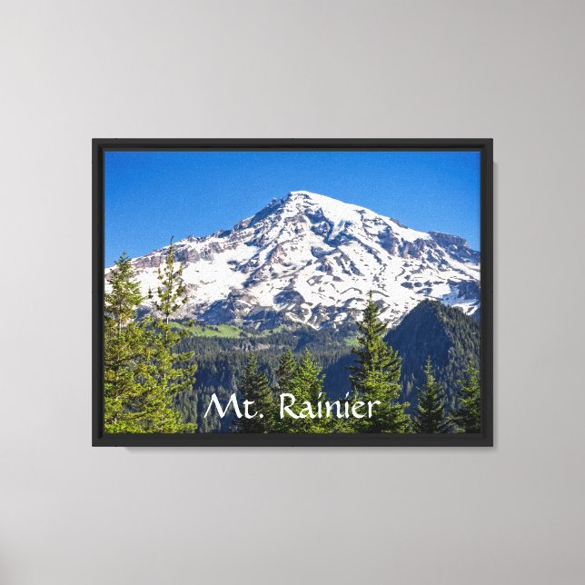 Lienzo Monte Rainier, Washington (Anverso)