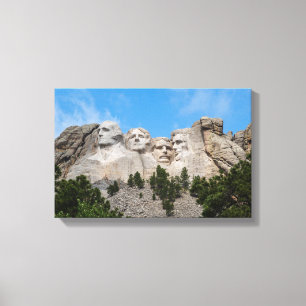Lienzo Monte Rushmore en primavera