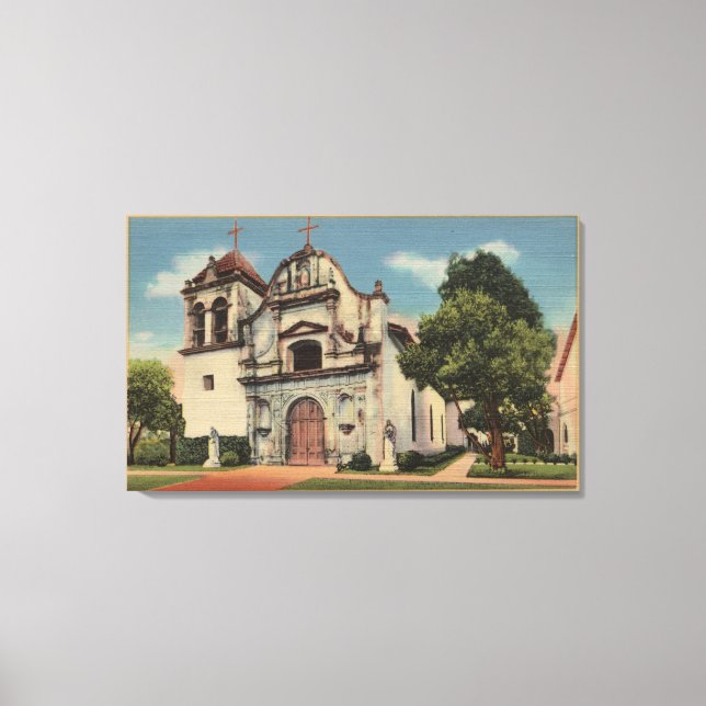 Lienzo Monterey, California, vista de la violación del pr (Anverso)