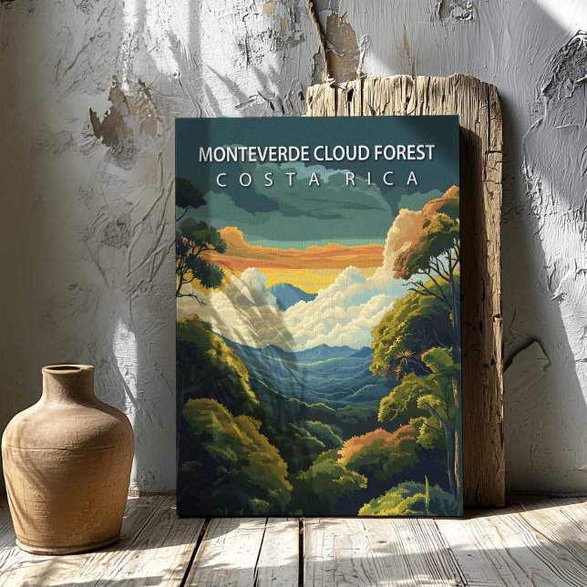 Lienzo Monteverde Cloud Forest Costa Rica Canvas Print (Monteverde Cloud Forest Costa Rica Canvas Print by TinkPrints.)