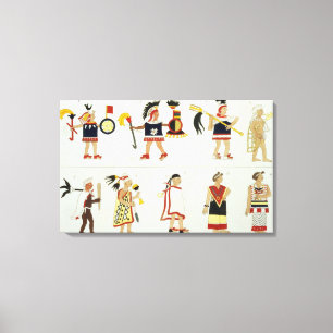 Lienzo Montezuma II (1466-1520) según lo representado en