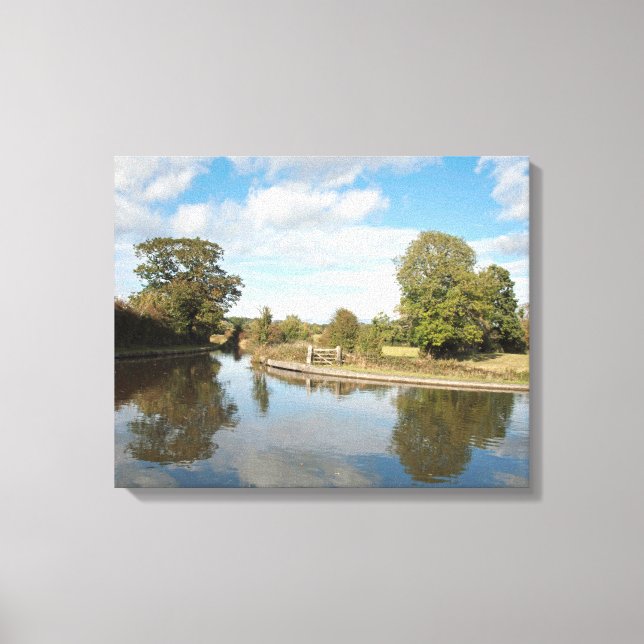 Lienzo Montgomery Canal Shropshire (Anverso)