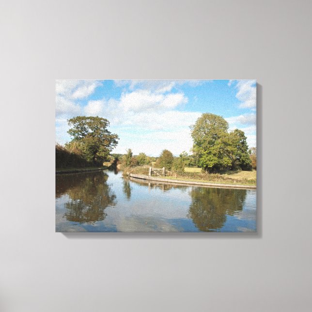 Lienzo Montgomery Canal Shropshire (Anverso)