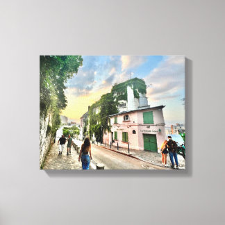 Lienzo Montmartre Sunset Canvas Print