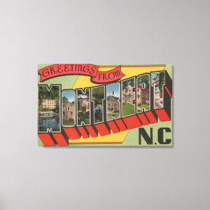 Lienzo Montreat, Carolina del Norte - escenas grandes 2