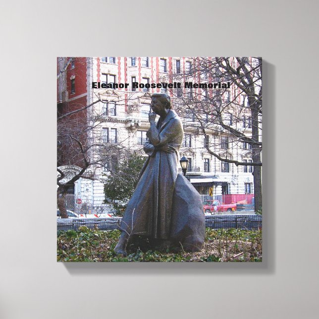 Lienzo Monumento a Eleanor Roosevelt (Anverso)