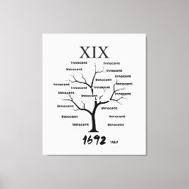 Lienzo Monumento a la Bruja de Salem