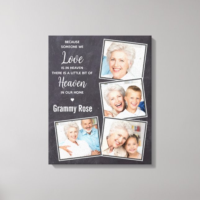 Lienzo Monumento al Collage de fotos de recuerdo ruso (Anverso)