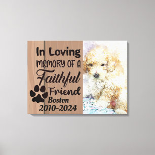 Lienzo Monumento al mascota personalizado