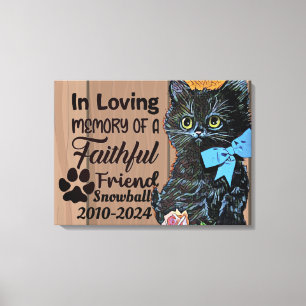 Lienzo Monumento al mascota personalizado