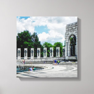 Lienzo Monumento conmemorativo de la Segunda Guerra Mundi