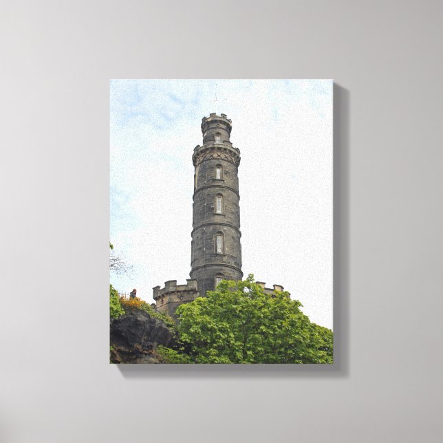 Lienzo Monumento Nelson, Edimburgo (Anverso)