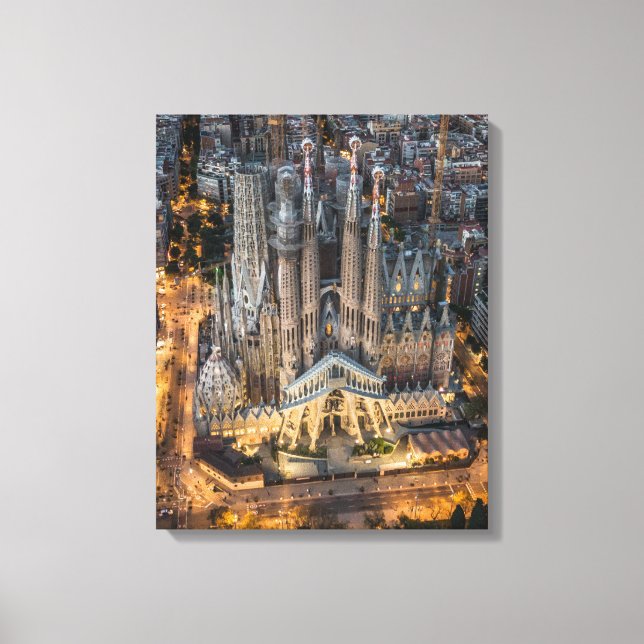 Lienzo Monumentos | La Sagrada Familia (Anverso)