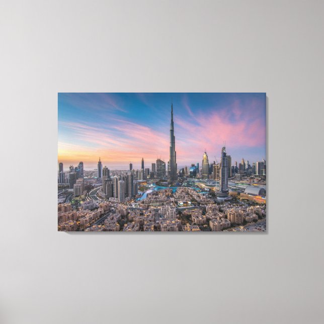 Lienzo Monuments | Dubai Cityscape (Anverso)