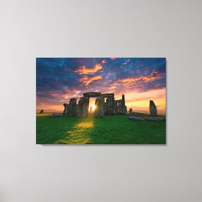 Lienzo Monuments | Stonhenge, England (Anverso)