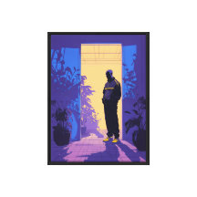 Moody Silhouette Wall Art - Estética moderna