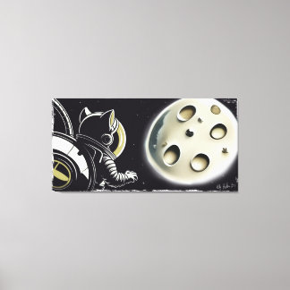 Lienzo Moon Kitty