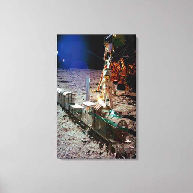 Lienzo Moon Landing Express (Anverso)