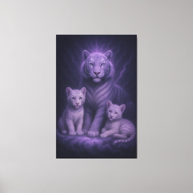 Lienzo Moonlit Blue Guardians | ManJiangHong Fine Art   (Anverso)