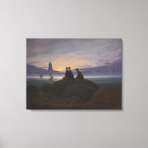 Moonrise by the Sea (por Caspar David Friedrich)