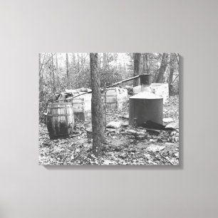 Lienzo Moonshine Still in the Woods, 1931