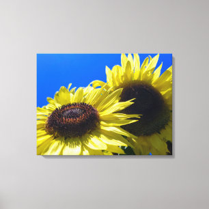 Lienzo Moonwalker Sunflowers llegando al cielo