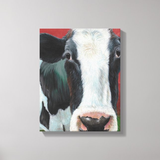 Lienzo ¡Mooooooo Cow! (Anverso)