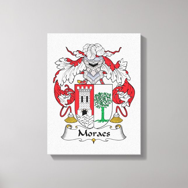 Lienzo Moraes Family Crest (Anverso)