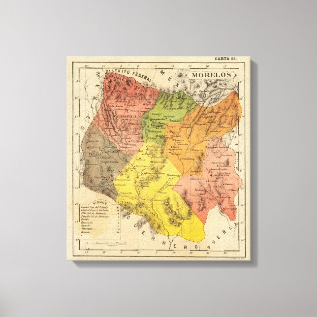 Lienzo Morelos, México (Anverso)