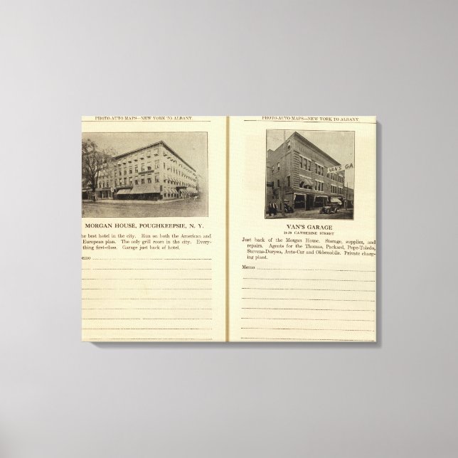 Lienzo Morgan House, Van's Garage, Poughkeepsie (Anverso)