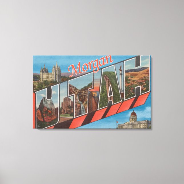 Lienzo Morgan, UtahLarge Letter ScenesMorgan, UT (Anverso)