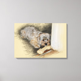 Lienzo Morkie Art