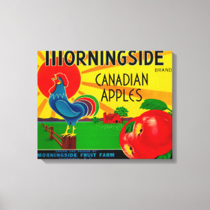 Lienzo Morningside Apple LabelCanada