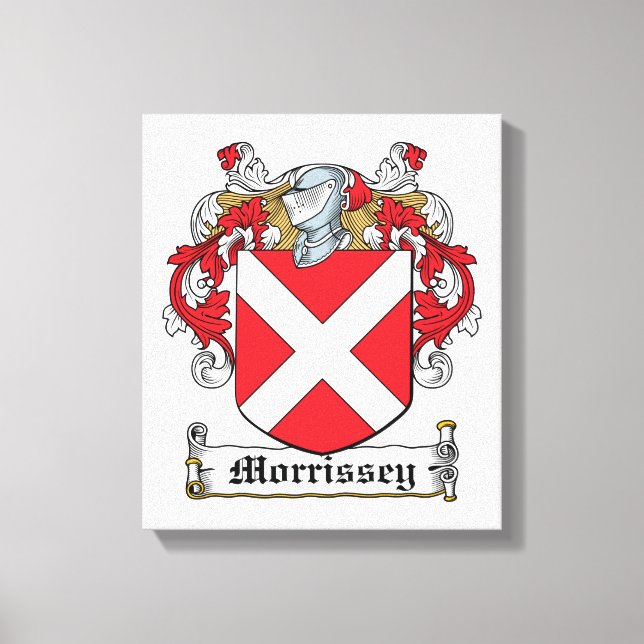Lienzo Morrissey Family Crest (Anverso)