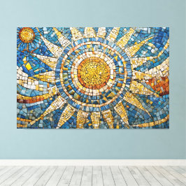 Lienzo mosaico celeste del sol 003