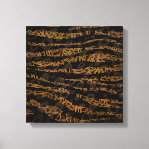 Lienzo Mosaico Chic Elegante Safari Glam Selva
