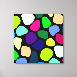 Lienzo Mosaico de piedra plana de color I + tus ideas