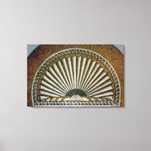 Lienzo Mosaico de Shell, ANUNCIO constructivo de la