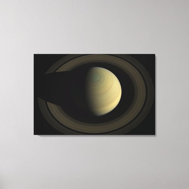 Lienzo Mosaico Del Planeta Saturno Y Sus Anillos Principa (Anverso)