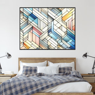 Lienzo Mosaico geométrico