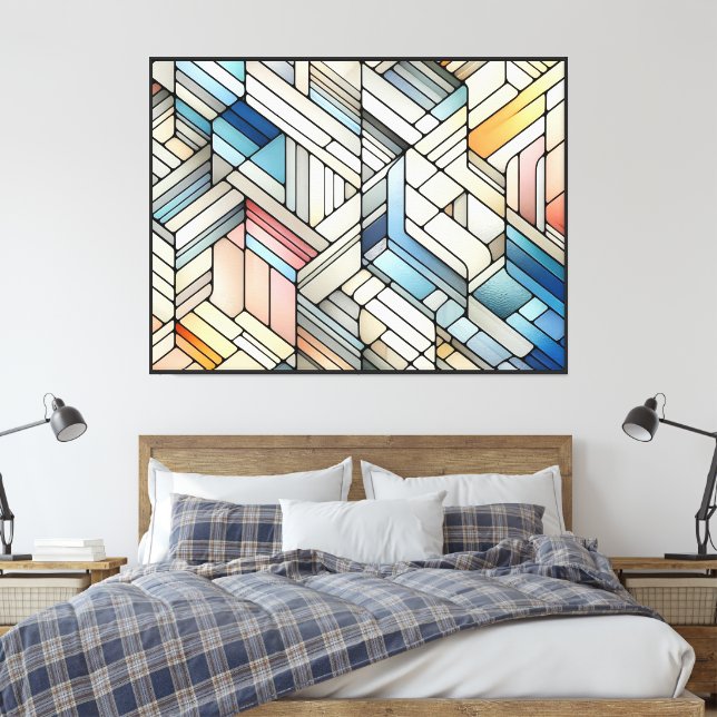 Lienzo Mosaico geométrico (Insitu(Dormitorio))
